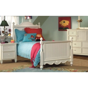Legacy Summer Breeze Scroll Top Poster Bed In Off White - All