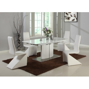 Chintaly Elizabeth Dining Table In Matt White - All