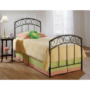 Hillsdale Wendell Panel Bed in Copper Pebble - All