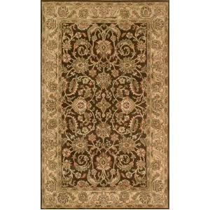 Noble House Harmony Collection Rug in Brown / Gold - All
