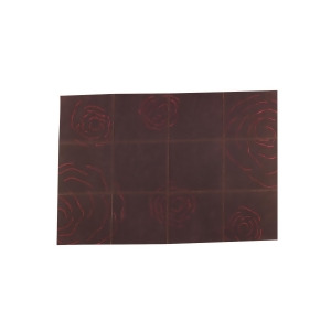 Mat The Basics Rose Rug In Red - All