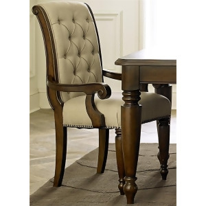 Liberty Cotswold Upholstered Arm Chair In Cinnamon Set of 2 - All