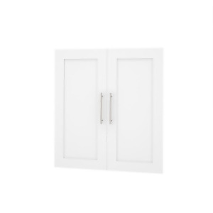 Bestar Pur 2-door Set For 36 Storage Unit In White - All