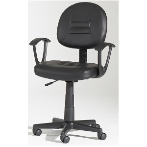 Chintaly Swivel Pneumatic Gas Lift Office Chair In Black - All