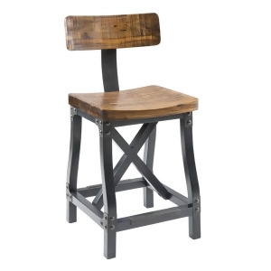 Ink Ivy Lancaster Counter Stool with Back - All