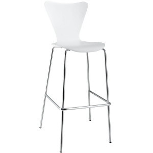 Modway Ernie Barstool in White - All
