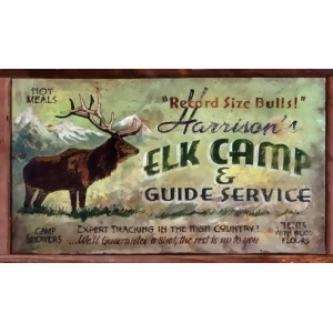 Red Horse Elk Camp Sign - All