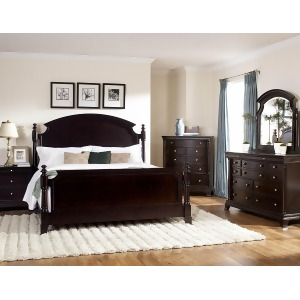 Homelegance Inglewood 5 Piece Panel Bedroom Set in Cherry - All