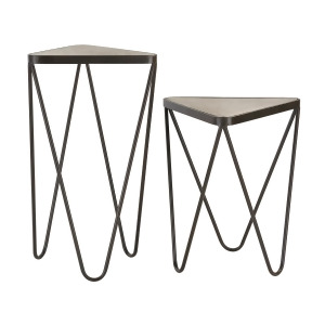 Sterling Industries Set Of 2 Angular Side Tables - All