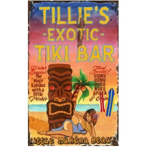 Red Horse Tiki Bar Sign - All
