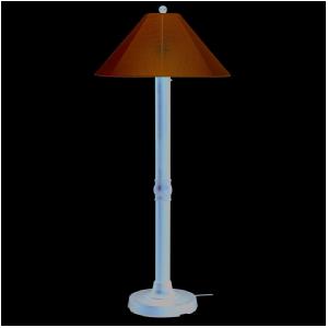 Patio Living Concepts Catalina 62 Inch Floor Lamp w/ 3 Inch Bronze Body Sky Bl - All