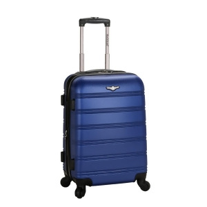 Rockland Blue Melbourne 20 Expandable Abs Carry On - All