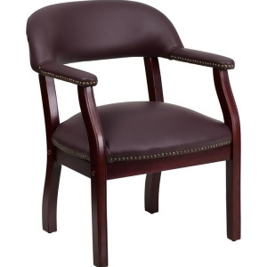Flash Furniture Burgundy Leather Conference Chair B-z105-lf19-lea-gg - All