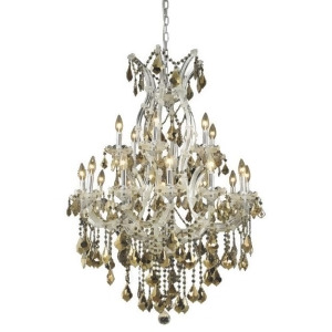 Lighting By Pecaso Karla Collection Hanging Fixture D32in H42in Lt 18 1 Chrome F - All