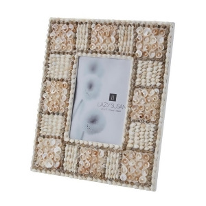 Lazy Susan 5X7 Natural Shell Mosaic Frame - All