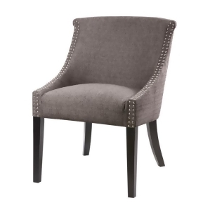 Madison Park Caitlyn Roll Back Accent Chair In Grey - All