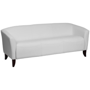Flash Furniture Hercules Imperial Series White Leather Sofa 111-3-Wh-gg - All