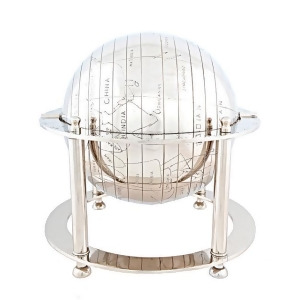 Old Modern Handicraft Aluminum Globe - All