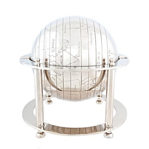 Old Modern Handicraft Aluminum Globe - All