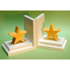 One World Pastel Yellow Star Bookends - All