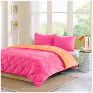 Intelligent Design Trixie Reversible Down Alternative Comforter Mini Set In Pink - All