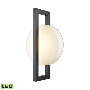 Elk Lighting Zulle Outdoor Led Wall Sconce In Matte Black - All