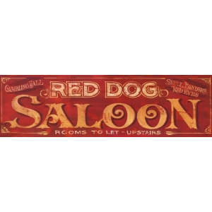 Red Horse Red Dog Sign - All