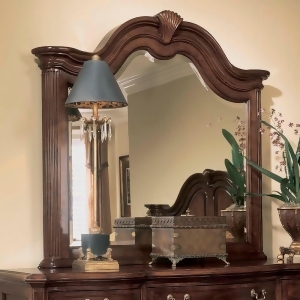 American Drew Cherry Grove Arched Mirror in Antique Cherry - All