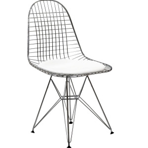 Modway Tower Dining Side Chair in White - All