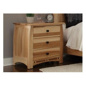 A-america Adamstown 3 Drawer Nightstand - All