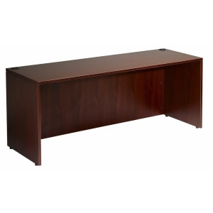 Boss Chairs Boss Credenza w/ 66 Inch Hutch in Mahogany - All