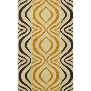 Noble House Cologne Collection Rug in Cream / Gold / Grey - All