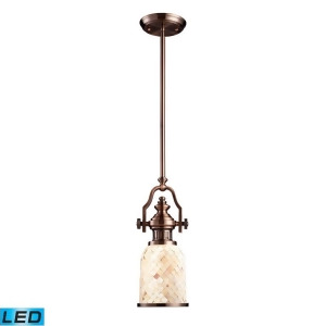 Landmark Lighting Chadwick 66442-1-Led 1-Light Pendant in Antique Copper Cappa - All