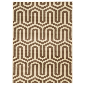 Linon Roma Rug In Ivory And Beige 2x3 - All