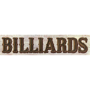 Red Horse Billiards Sign - All