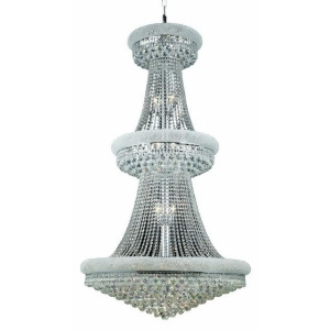 Lighting By Pecaso Adele Collection Large Hanging Fixture D36in H66in Lt 32 Chro - All