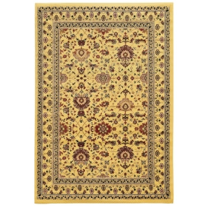 Linon Elegance Rug In Ivory And Ivory 2' X 3' - All