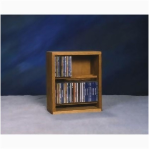Wood Shed Solid Oak Dowel Cabinet for CD's - All