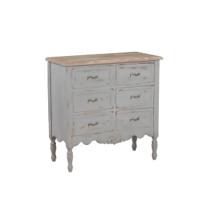 Powell Piper Grey Hall Chest In Distressed Grey - All
