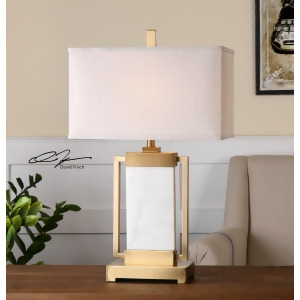 Uttermost Marnett White Marble Table Lamp - All