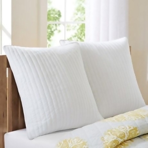 Ink Ivy Camila Quilted Euro Sham In White Set of 2 - All