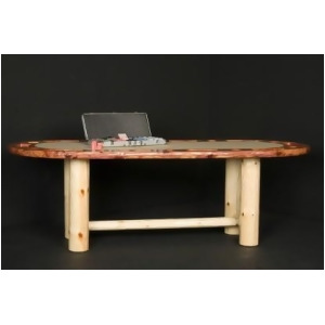 Viking Northwoods Red Cedar Texas Hold 'em Table in Clear Finish - All