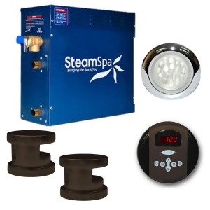 Steam Spa Indulgence Package for Steam Spa 12kW Steam Generators in Oil Rubbed B - All