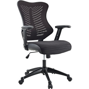 Modway Clutch Office Chair in Black - All