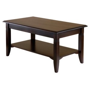 Winsome Wood Nolan Coffee Table in Cappuccino - All