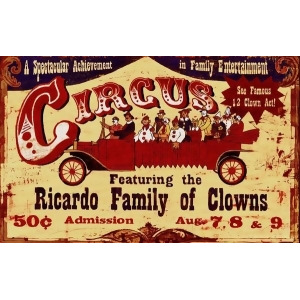 Red Horse Ricardo Clowns Sign - All