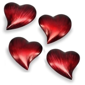 Modern Day Accents Corazon Small Heart Paperweight In Set of 4 - All
