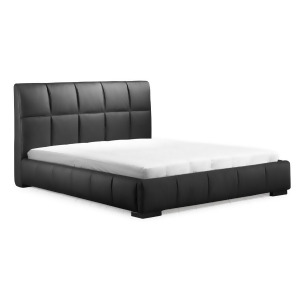 Zuo Amelie Upholstered Bed in Black - All