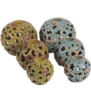 Entrada En30261 3 Piece Candle Holder Set of 2 - All