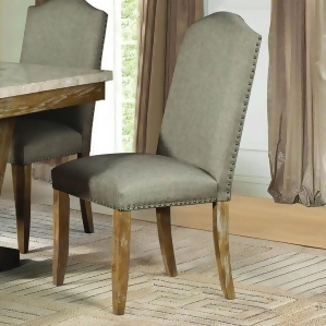 Homelegance Jemez Side Chair in Brown Fabric Set of 2 - All